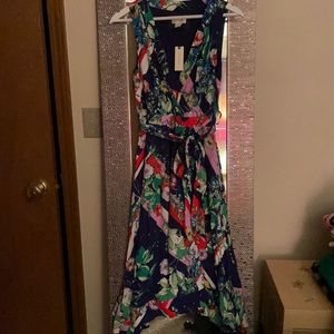 New w/Tags Anthropologie Floral Wrap Dress size 6